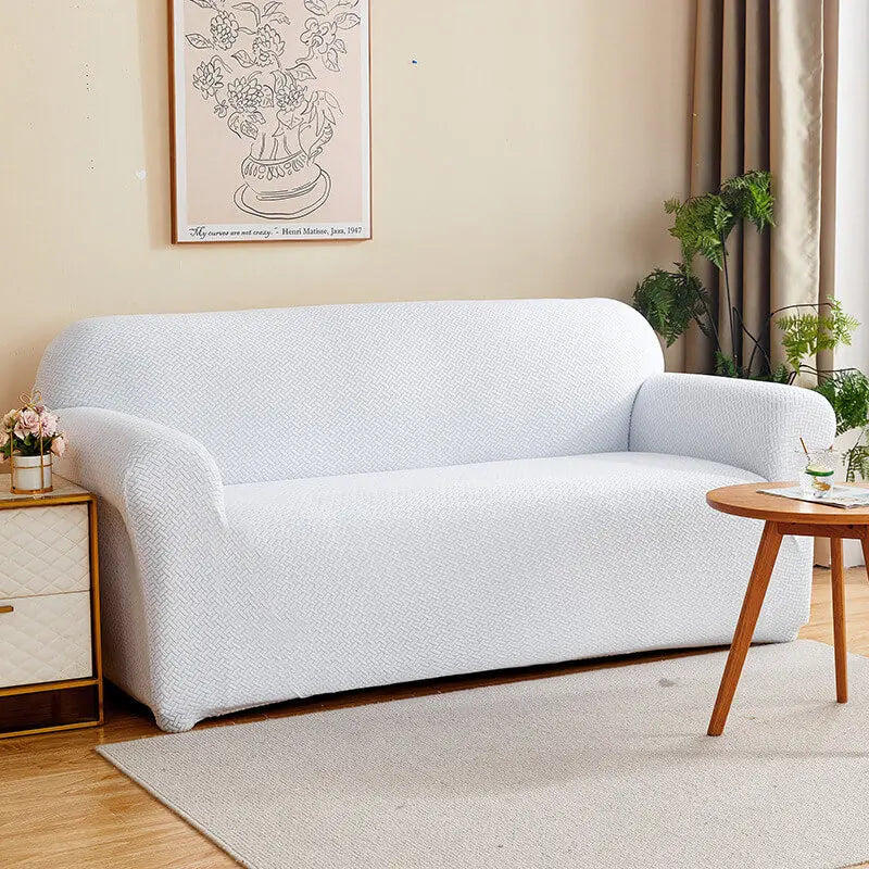 Crfatop Fitted Jacquard Sofa Cover For Summer