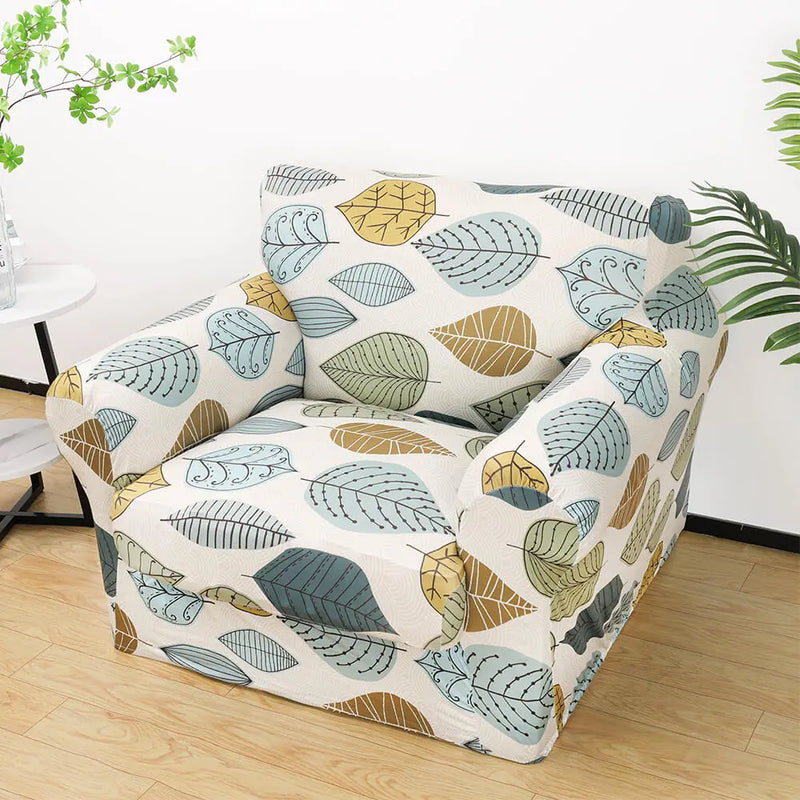 Crfatop Fun Printed Armchair Slipcover Box Cushion Sofa Cover
