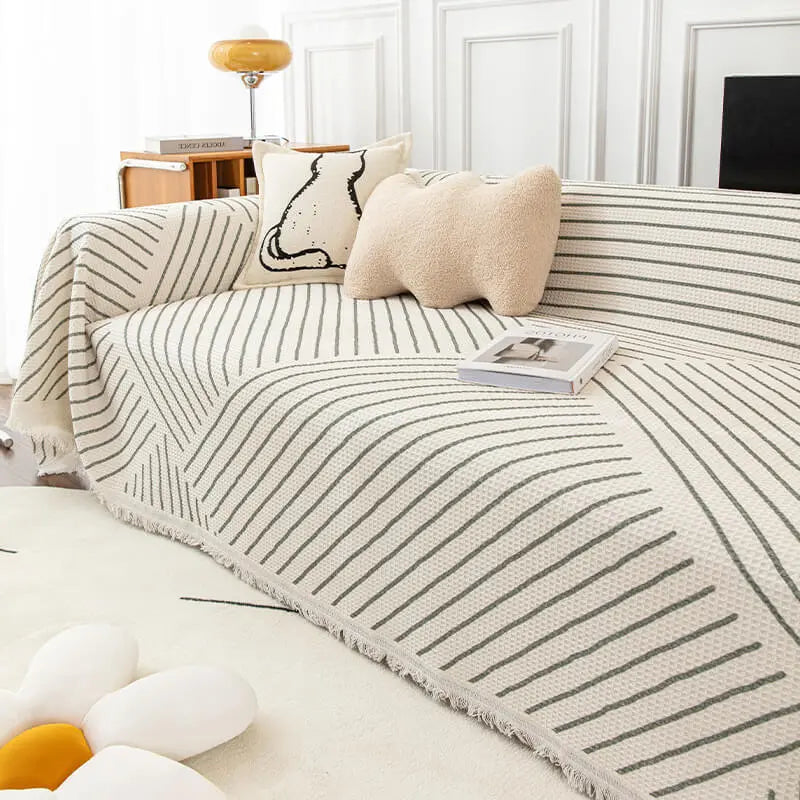 Crfatop Ins Style Sofa Blanket Cover Towel All-inclusive Sofa Cover 180-200cm-70.8-78.84-in-Light-Green