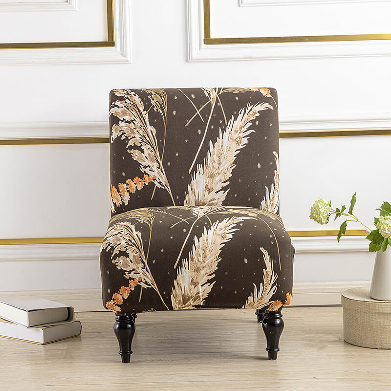 Crfatop Oversized Accent Chair Covers with No Arms Black