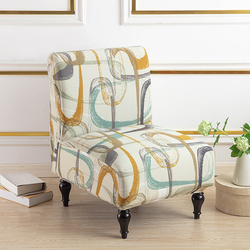 Crfatop Oversized Accent Chair Covers with No Arms