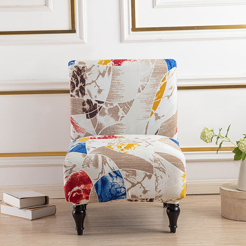 Crfatop Oversized Accent Chair Covers with No Arms Khaki