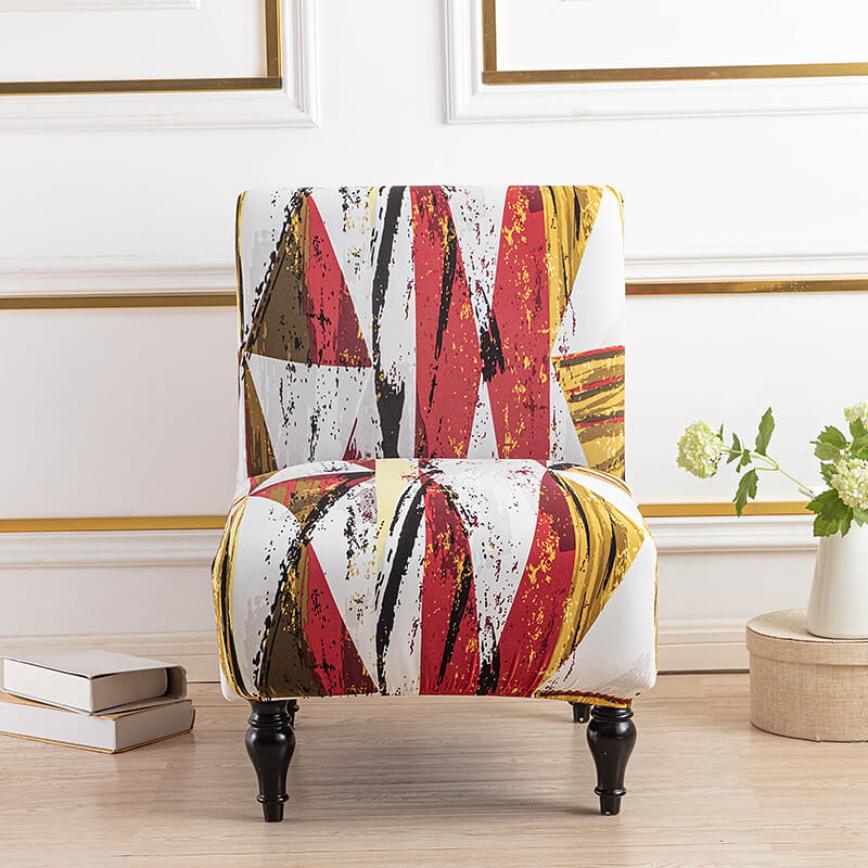 Crfatop Oversized Accent Chair Covers with No Arms Red
