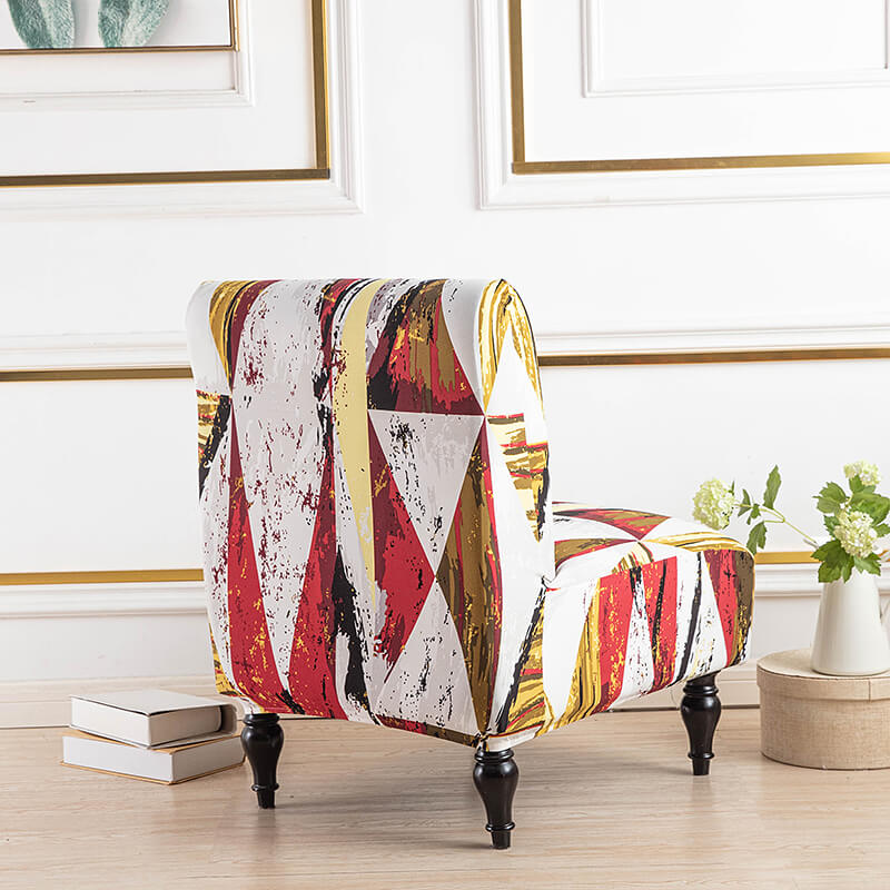 Crfatop Stretch Slipper Chair Cover Armless Accent Chair Slipcovers