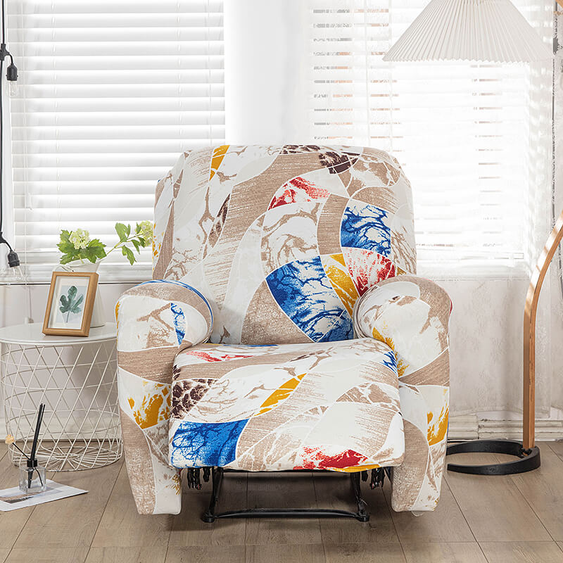 Crfatop Super Floral Printed Sofa Couch Cover 1 Seater Lazy Boy Chair Covers