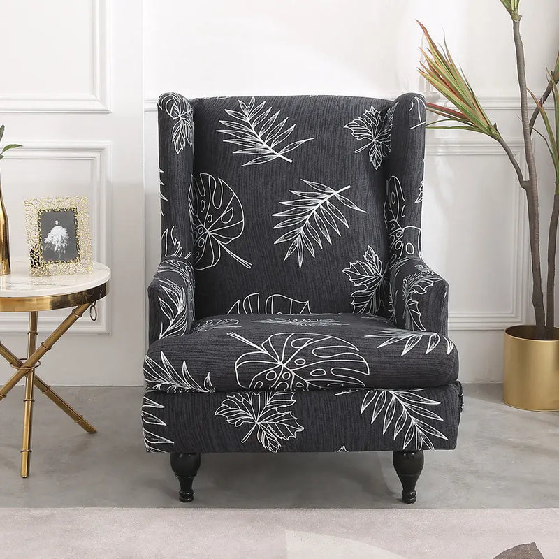 2 Pcs Oversized Wingback Cover Washable Armchair Sofa Slipcover Top Level Crfatop %sku%