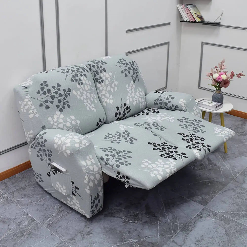 6-Piece Reclining Sofa Cover Non Slip Recliner Loveseat Slipcover Crfatop %sku%