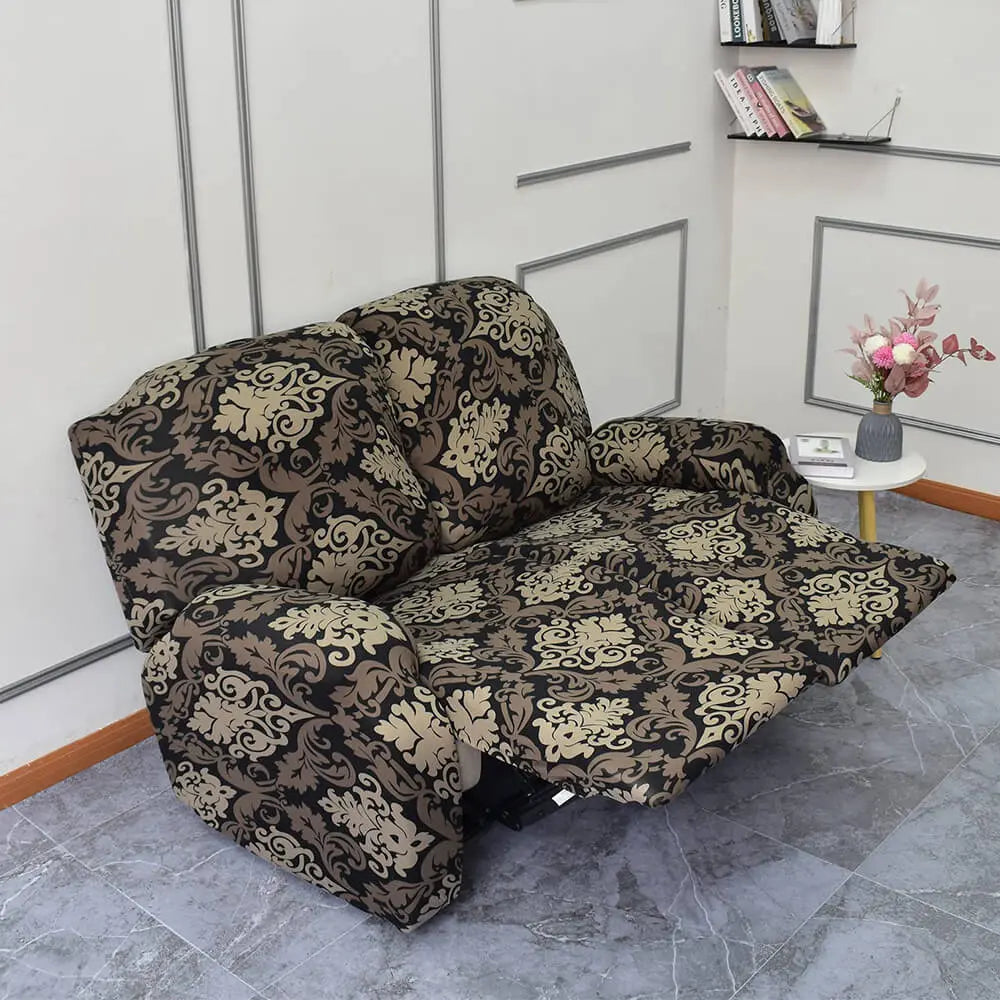6-Piece Reclining Sofa Cover Non Slip Recliner Loveseat Slipcover Crfatop %sku%