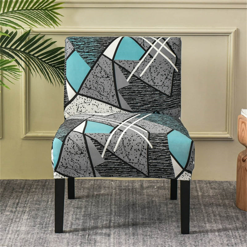 Crfatop Armless Accent Chair Slipcover Removable 2 Pieces Oversized Dining Chair Cover Crfatop %sku%