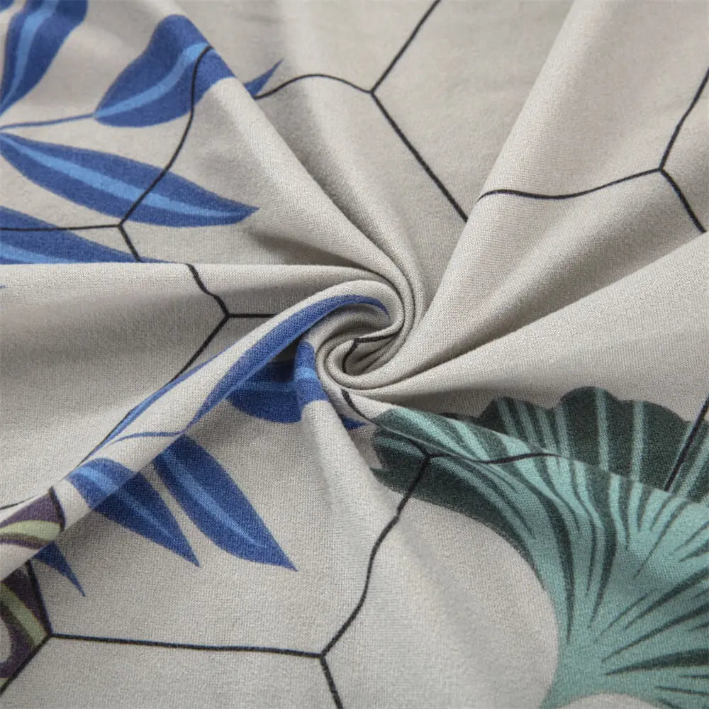 CRFATOP Stretch Recliner Slipcover Printed 4-Piece 1 Seat Recliner Chair Slipcover Furniture Protector Crfatop %sku%