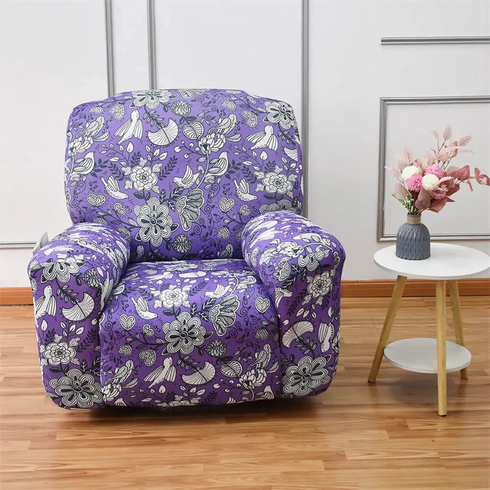 Cute Recliner Slipcover Stretch 4-piece Lazy Boy Sofa Cover One Seater Cover Crfatop %sku%