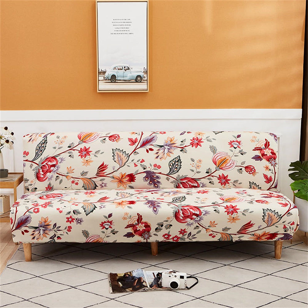 Slipcover for Futon Large Foldable Armless Sofa Bed Cover Couch Slipcover Crfatop %sku%