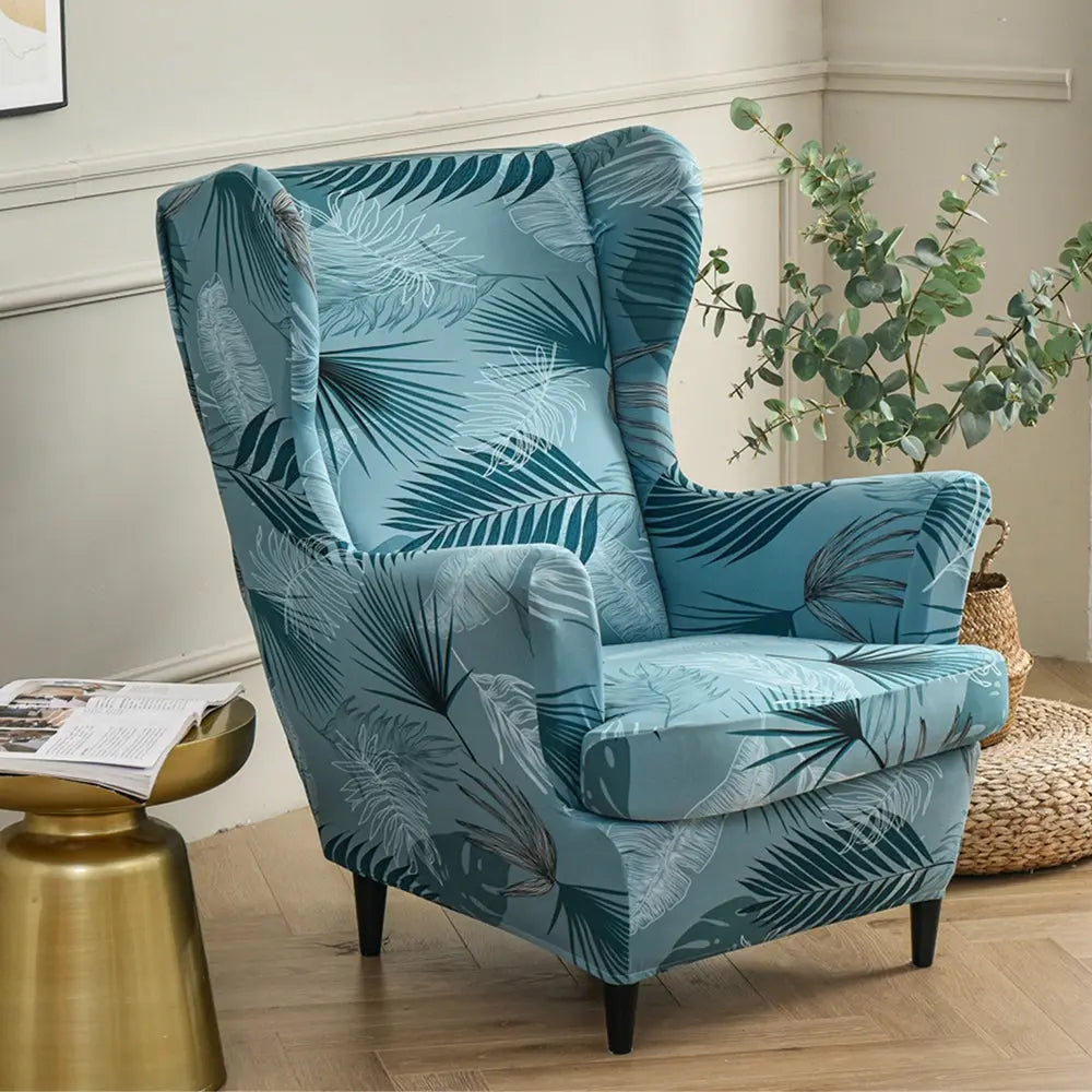 King Armchair Cover Slipcover Wingback Chair Cover 1 Seater Non-slip Chair Protection Cover Crfatop %sku%