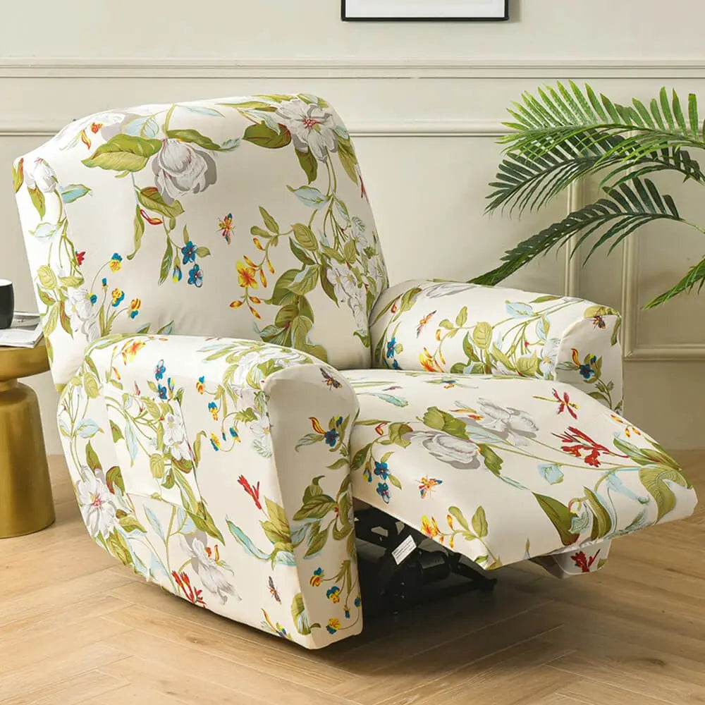 Patterned Recliner Chair Covers Sofaprint  4-piece Lazy Boy Slipcover Crfatop %sku%