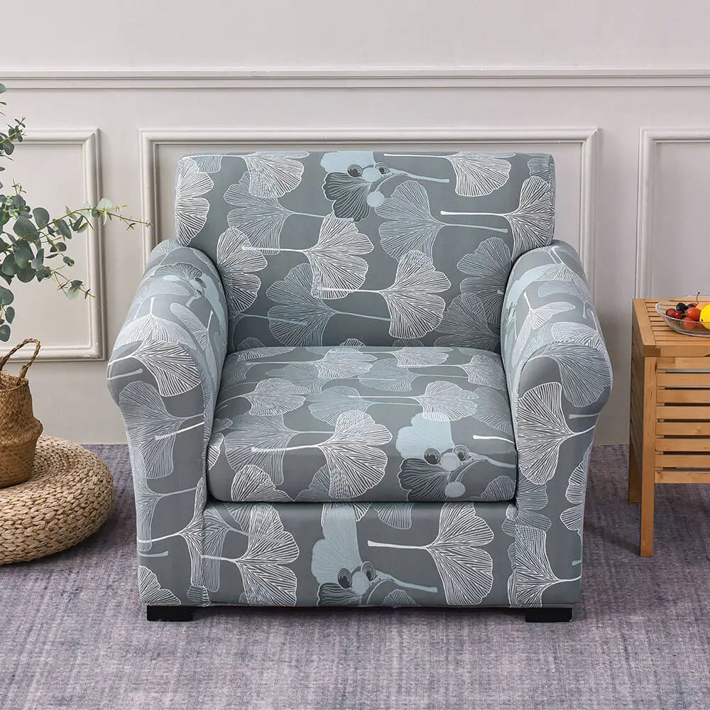 Printed 1 Seater Sofa Cover Stretch Armchair Seat Slipcover Crfatop %sku%