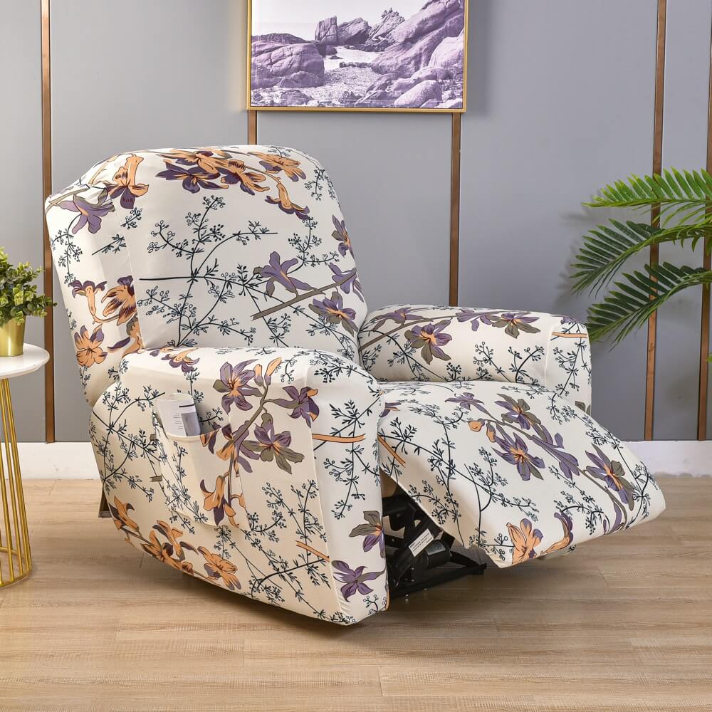 Trendy Recliner Slipcover Printing Armchair Sofa Cover Strethy Lazy Boy Slipcover Crfatop %sku%