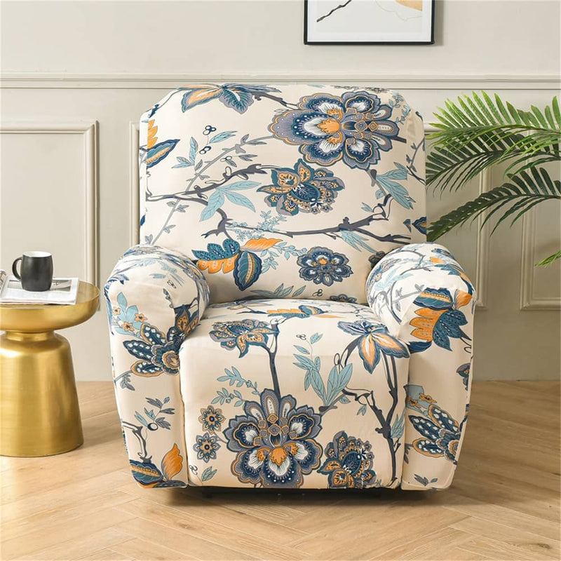 Modern Recliner Slipcover 4 Pieces Stretch Lazy Boy Recliner Sofa Cover RC0004 Crfatop %sku%