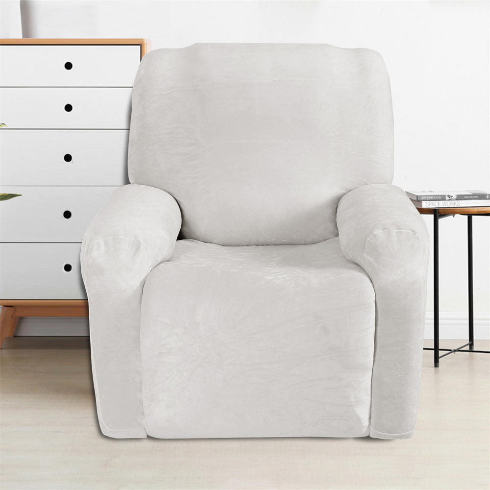 Luxury Velvet Recliner Slipcover Elastic Couch Sofa Protector Top Level Crfatop %sku%