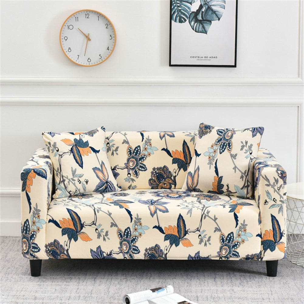 Floral Couch Cover Streth One-piece Sofaprint Slipcover Armchair Slipcover Crfatop %sku%