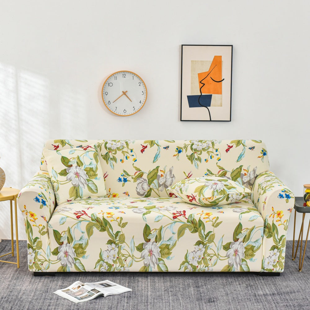 Stretchable Couch Cover One Piece Sofa Slipcover for One Seater Loveseat Three Seater Crfatop %sku%
