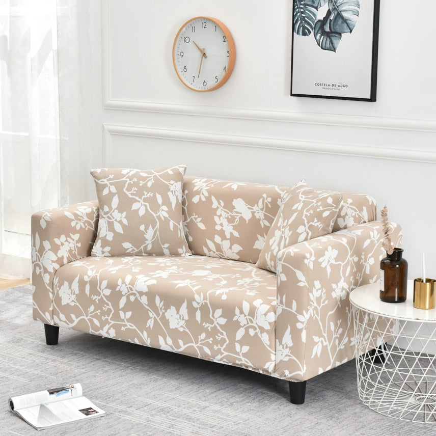 One-piece Loveseat Couch Cover Elastic Printing Sectional Sofa Armchair Slipcover Crfatop %sku%