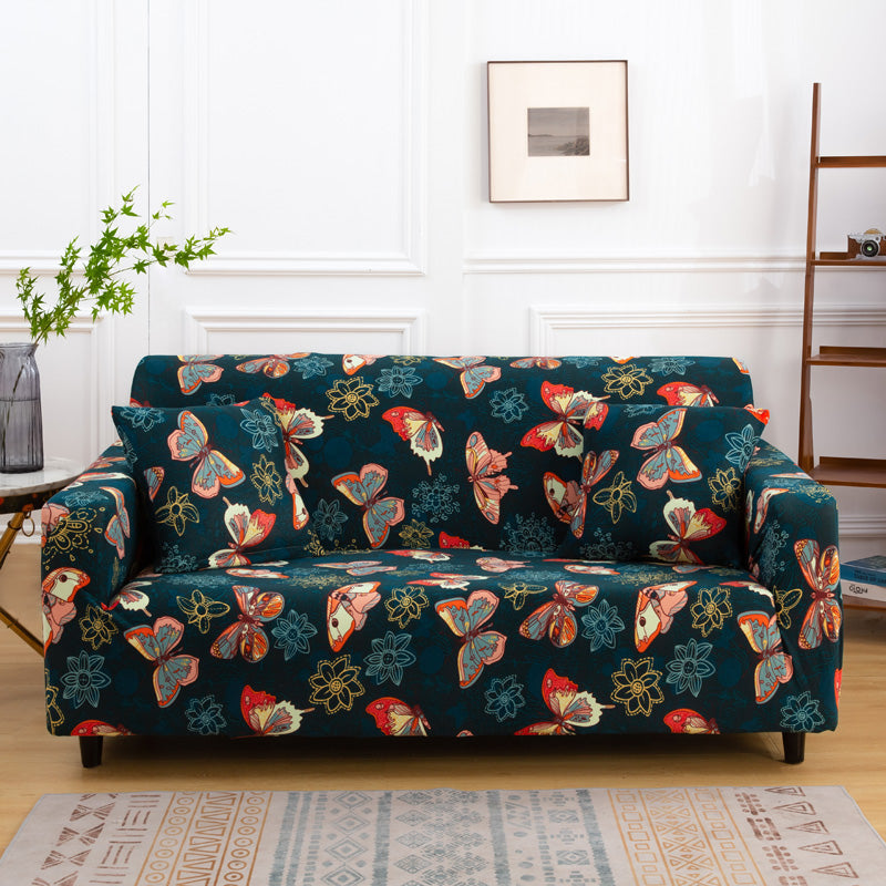 Butterfly Printing Slipcover for Loveseat Chic Washable Sofa Cover Top Level Crfatop %sku%
