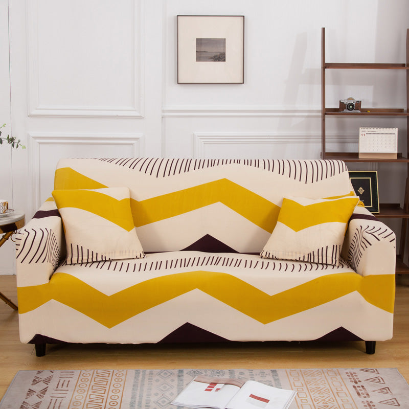 Stretch Sofa Cover Universal One-piece Anti Slip Couch Cover for 1 Cushion Couch Sofa Slipcover Crfatop %sku%