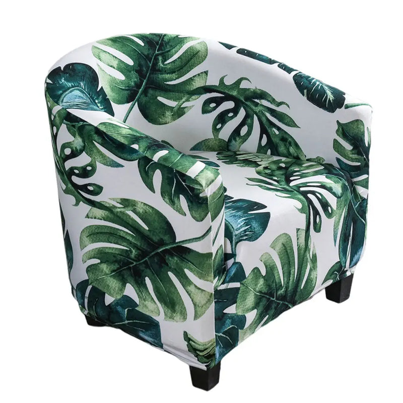Season Printing Club Tub Chair Cover Waterproof Strethy Sofa Cover Furniture Protector for Living Room Crfatop %sku%