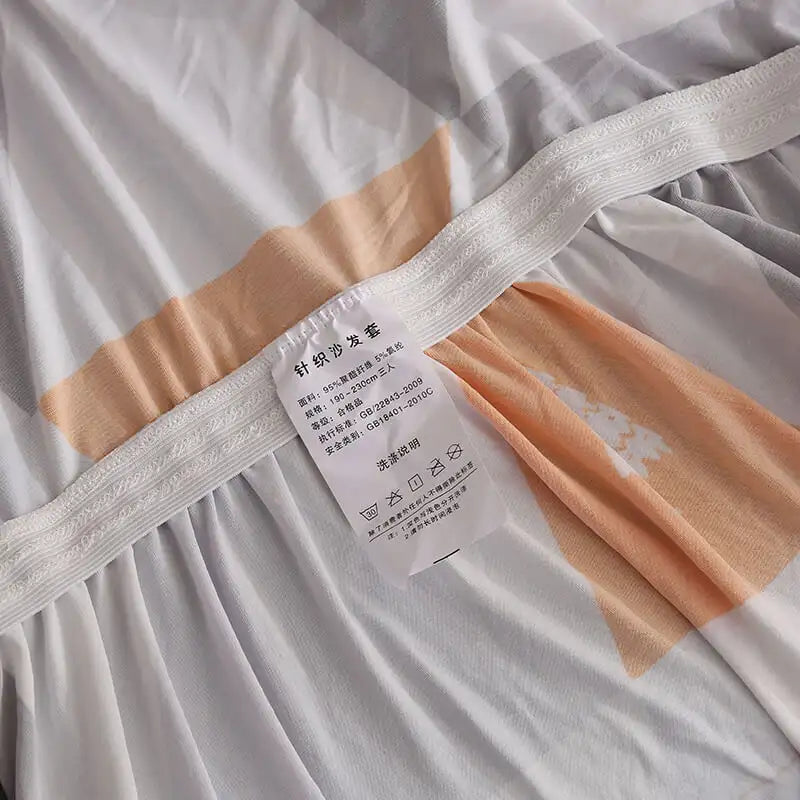 Skirted Couch Cover Stretch One-piece Sofa Slipcover With Size S/M/L/XL Crfatop %sku%