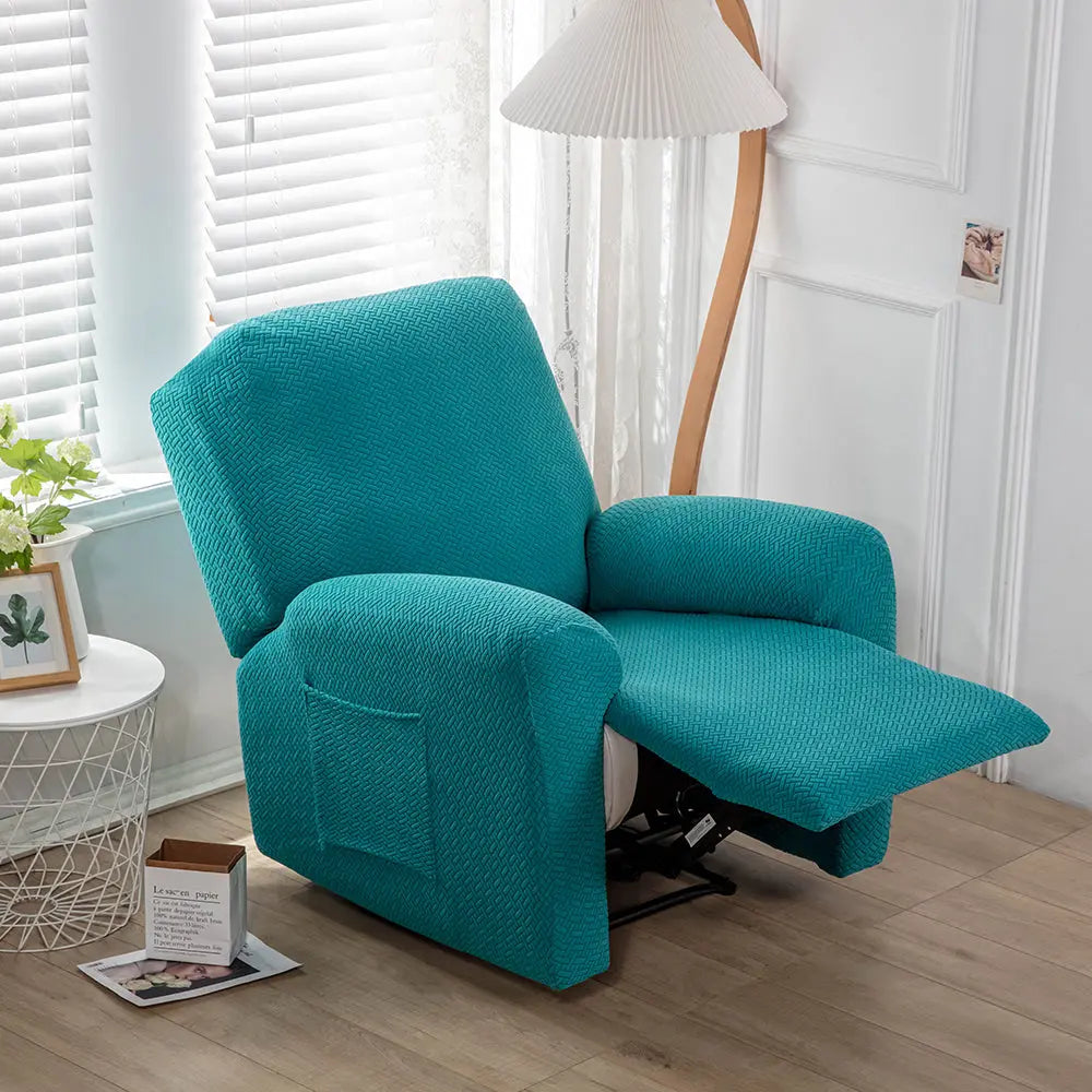 Recliner slipcovers-Blue