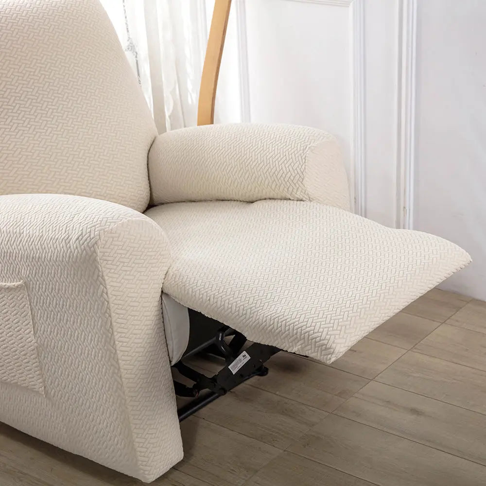Soft Warmly Recliner Sofa Cover 4 Pcs Non-Slip Furniture Protecting Pet Slipcovers Top Level Crfatop %sku%