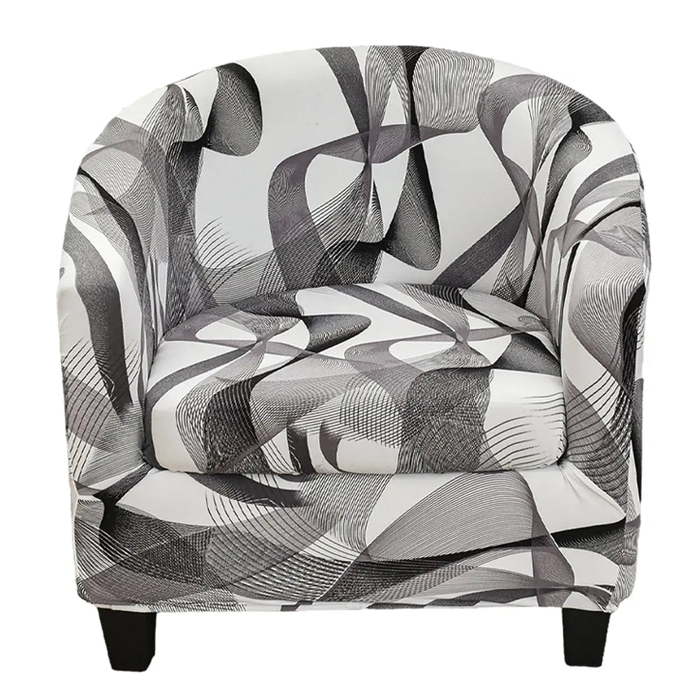 Stretch 2 Pics Floral Printing Tub Chair Slipcovers Club Chair Slipcover Armchair Covers Crfatop %sku%