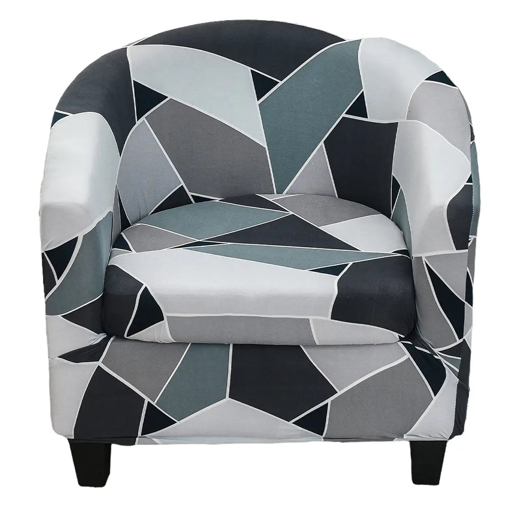 Stretch 2 Pics Floral Printing Tub Chair Slipcovers Club Chair Slipcover Armchair Covers Crfatop %sku%