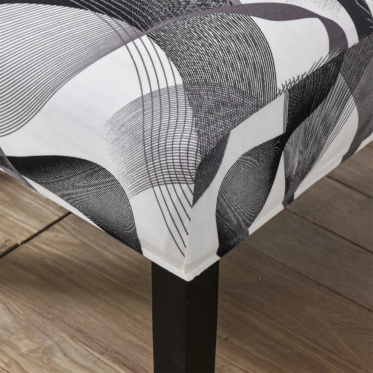 Stylish Flowing Cloud Printed Stretch Armless Accent Chair Slipcover Removable Wingback Chair T-cushion Cover Crfatop %sku%