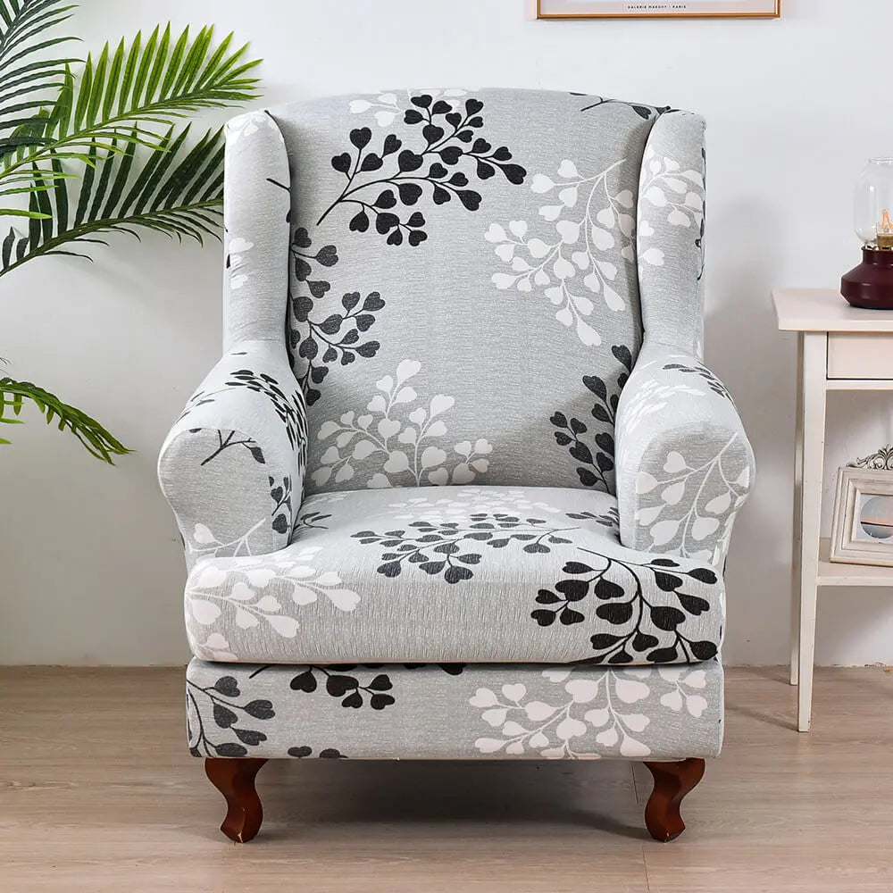 Wingback Chair Slipcovers 2 Piece Stretch Wing Chair Covers Crfatop %sku%