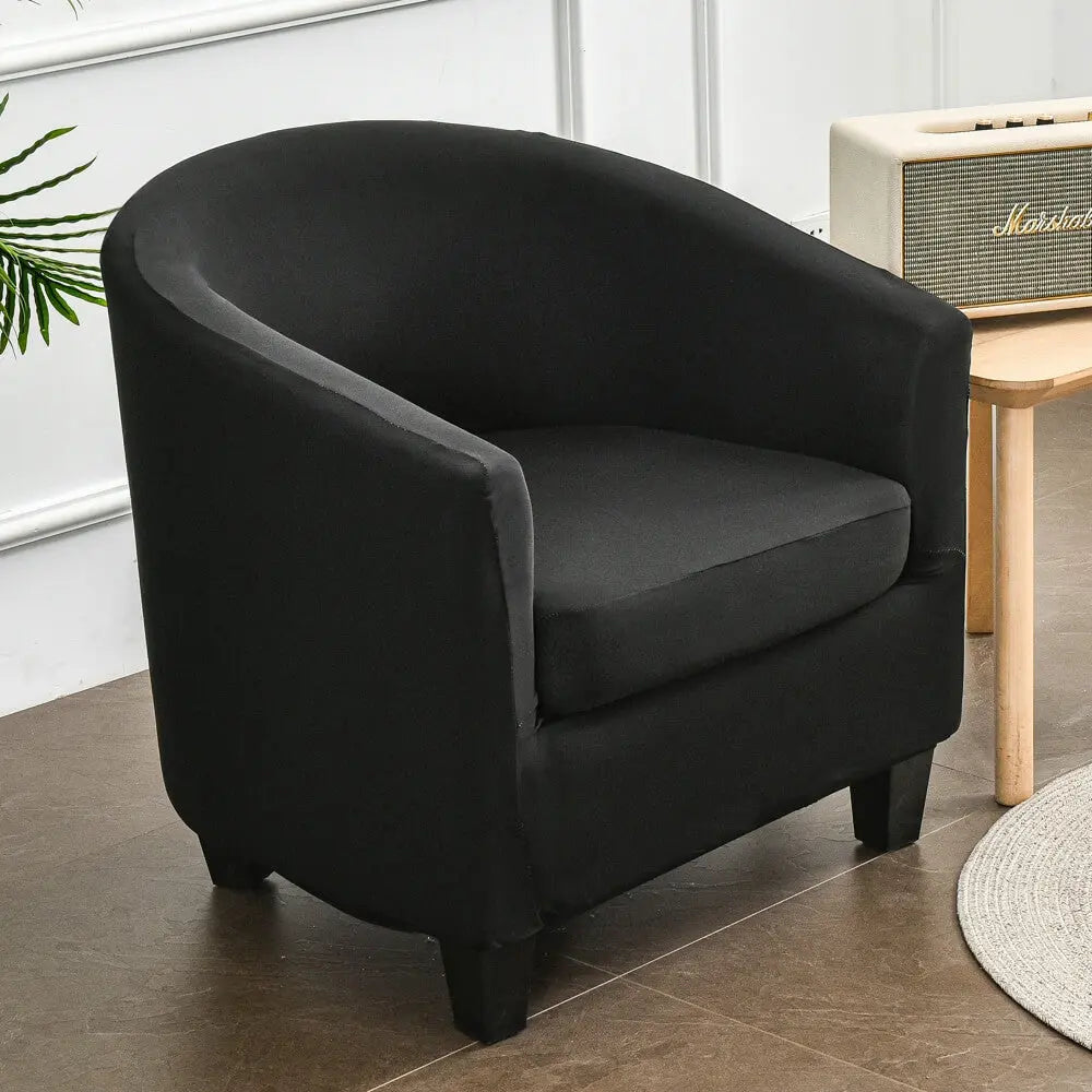 Womaco 2 Pieces Club Chair Slipcover Printed Stretch Armchair Tub
