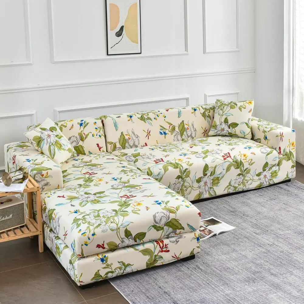 Crfatop 2pcs Sectional Couch Covers