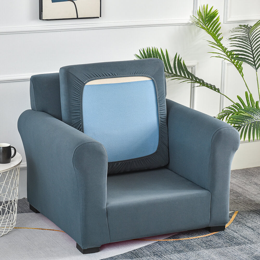 Crfatop Modern Style Couch Chair Slipcovers Washable Armchair Cover 2 Pieces 
