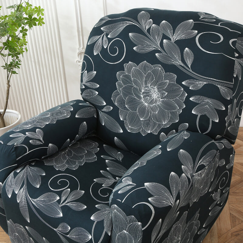 Crfatop Printed Recliner Chair Cover 