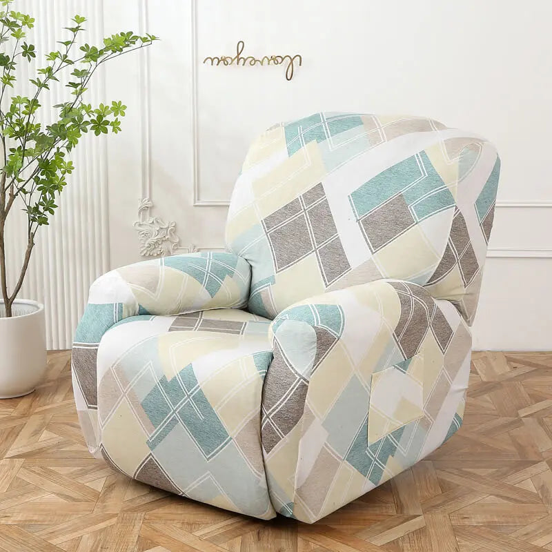 Crfatop Simple Recliner Chair Cover Waterproof Four Seasons Armchair Covers