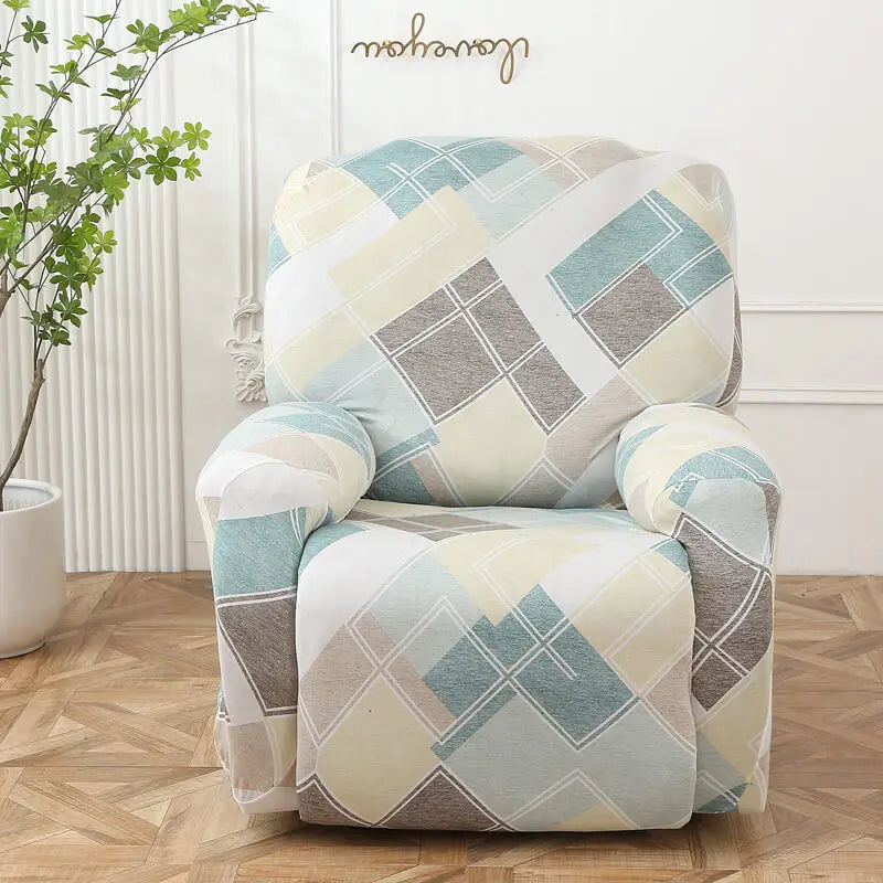Crfatop Simple Recliner Chair Cover Waterproof Four Seasons Armchair Covers
