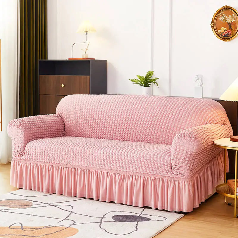 Crfatop Soft Armchair Sofa Slipcover L-Pink