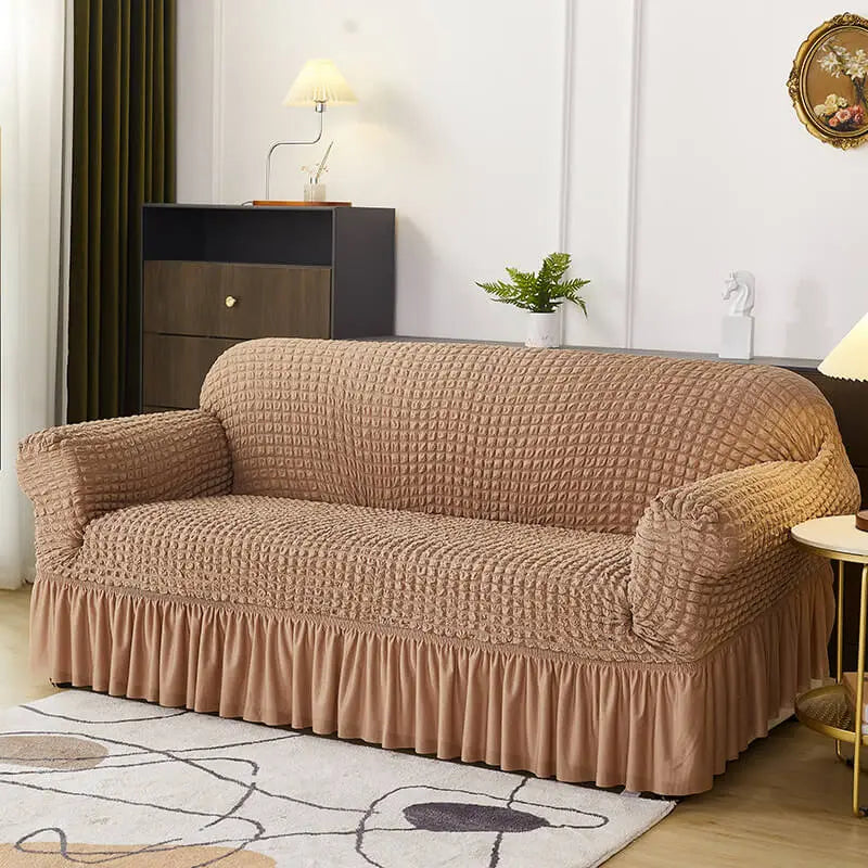 Crfatop Soft Armchair Sofa Slipcover L-Brown