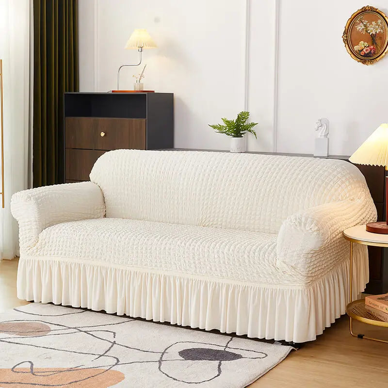 Crfatop Soft Armchair Sofa Slipcover L-White