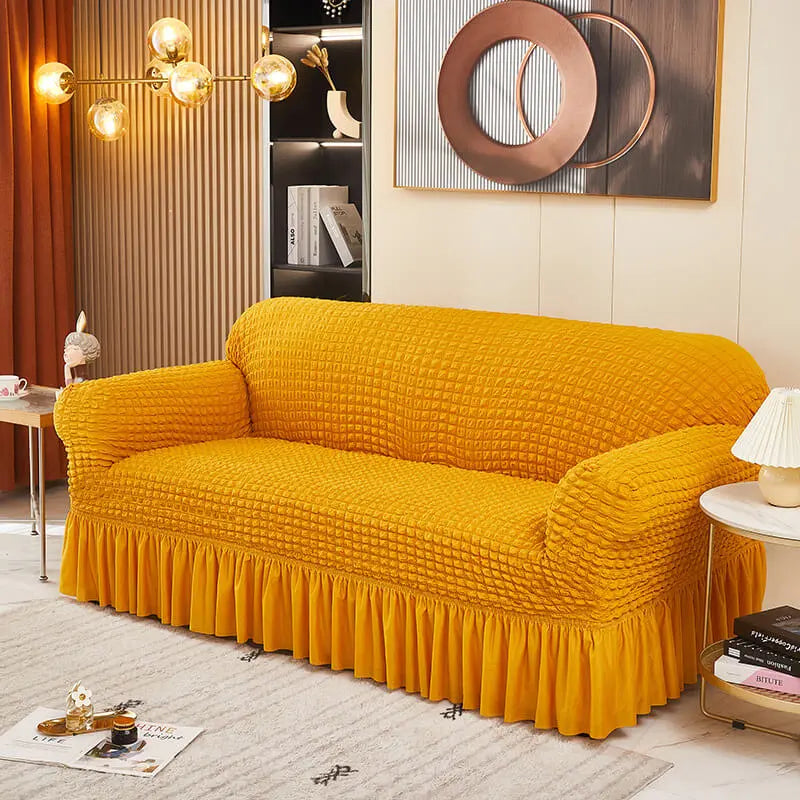 Crfatop Soft Armchair Sofa Slipcover L-Yellow