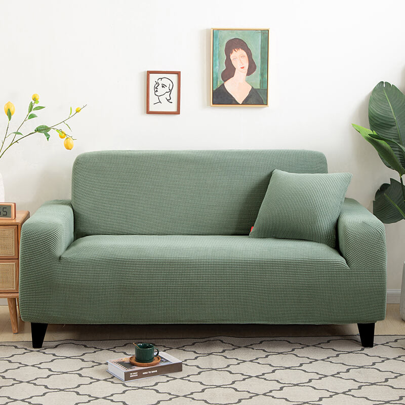 Crfatop Soft Couch Covers with Arms Thicked Waterproof Sofa Slipcover XLGreen