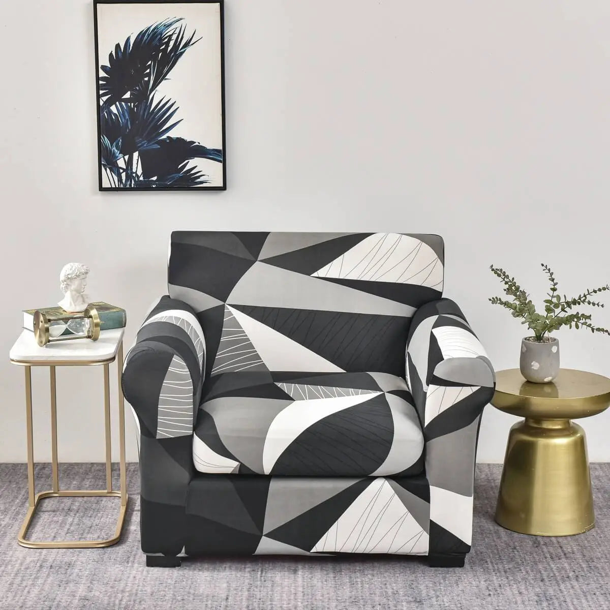 Armchair Cover Slipcovers 2 Piece Soft Chair Covers for Dogs Top