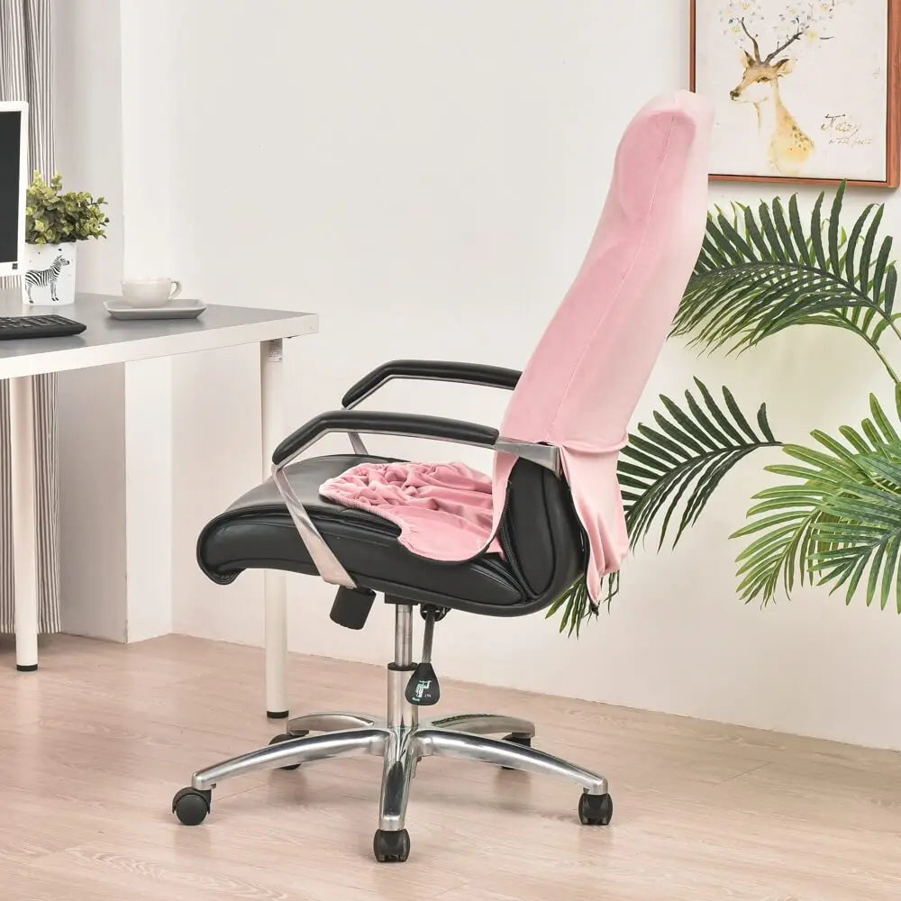Crfatop Stretch Jacquard Office Computer Chair Seat Covers