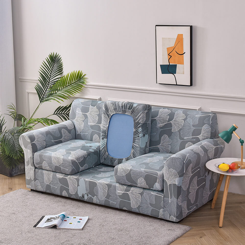 Crfatop Super Stretch 4 Pieces Sofa Covers for 3 Cushion Couch Covers 