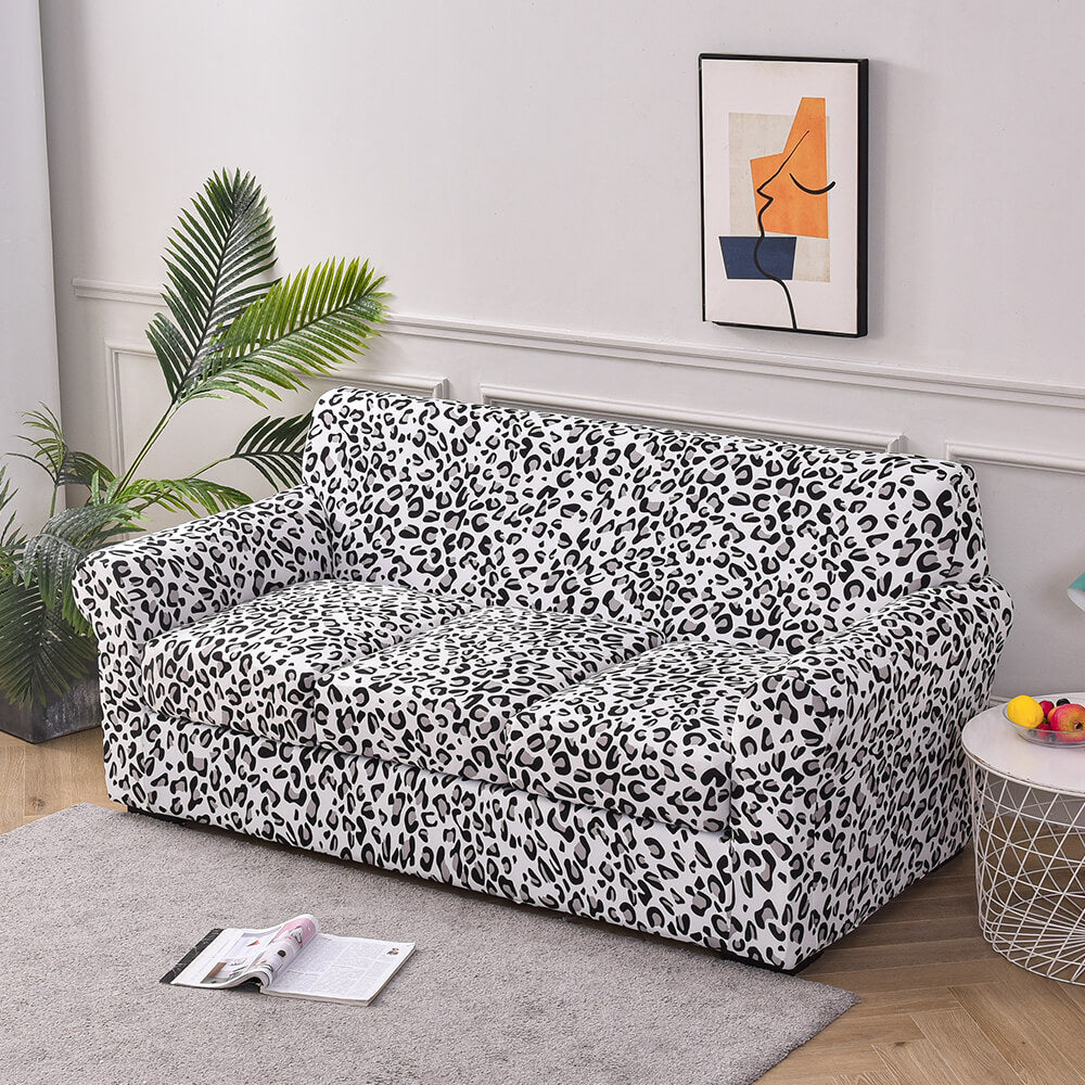 Unique Printed Sofa Cover 4 Pieces Couch Cover for 3 Separate Seat
